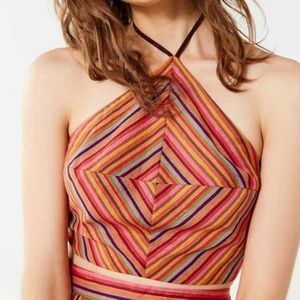 UO 70's Halter Crop Top